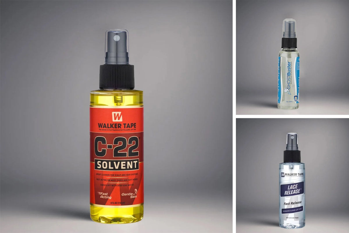 Walker C-22 Solvent, Ghostbuster adhesive remover and Walker Lace Release