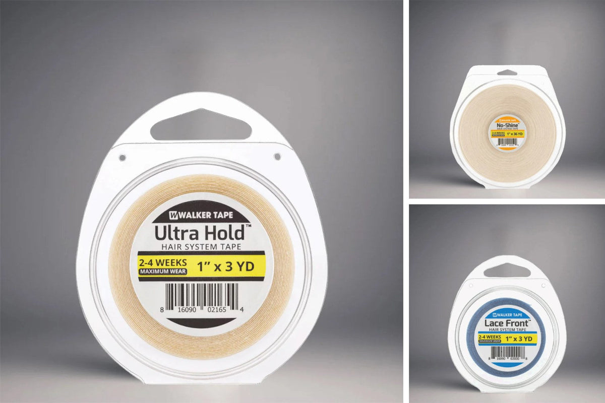 Walker Tape Ultra Hold, No-Shine and Lace Front hair system tape rolls